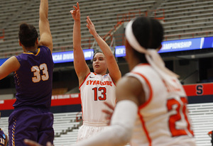 Brianna Butler has made just 6-of-39 3s since the first half of the ACC tournament quarterfinals. To beat 1st-seeded South Carolina on Friday, Syracuse needs her shake off her slump. 