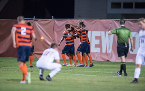 Syracuse beat St. John's, 3-2, in overtime on Sunday night. The Orange is 4-0 on the season.