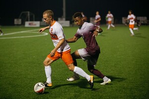 In his first season as a wingback, Jan Breitenmoser has started in every game and added an assist for the Orange.