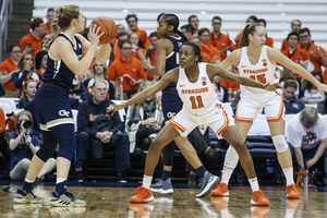 Georgia Tech scored 54 points in the paint on Thursday night.