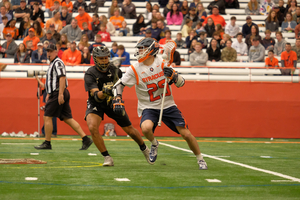 Stephen Rehfuss tallied seven assists in a game twice during the shortened 2020 season for Syracuse, who finished the year ranked No. 1.