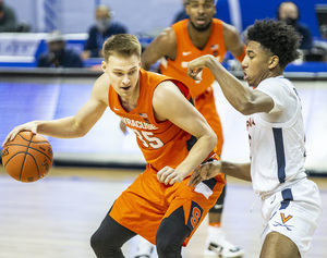 Buddy Boeheim was named to the All-ACC Tournament team after scoring 31 and 27 points in SU's two games.