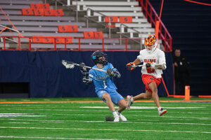 UNC outscored Syracuse 7-2 in the second quarter and outshot it 22-7.