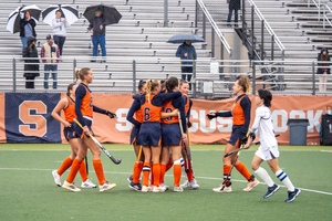 No. 14 Syracuse fell behind in the first quarter, but came back to defeat No. 19 California 2-1 in overtime for its fourth straight win