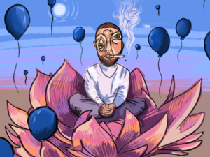 Mac Miller’s newly released album “Balloonerism” explores themes of substance abuse and a search for identity. The album features introspective isolated piano melodies and tambourine sounds.
