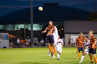 Cornell scored the game-winner with a throw-in just past midfield. The ball was played to the center of the field to Tyler Bagley, who slid a pass to the left side of the box to Ryan Hill. 